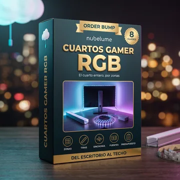 Caja del extra Cuartos Gamer RGB